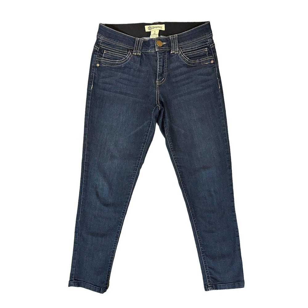 Democracy AB Technology Skinny Comfort Stretch Jeans Womens 6 Dark Wash Slimming